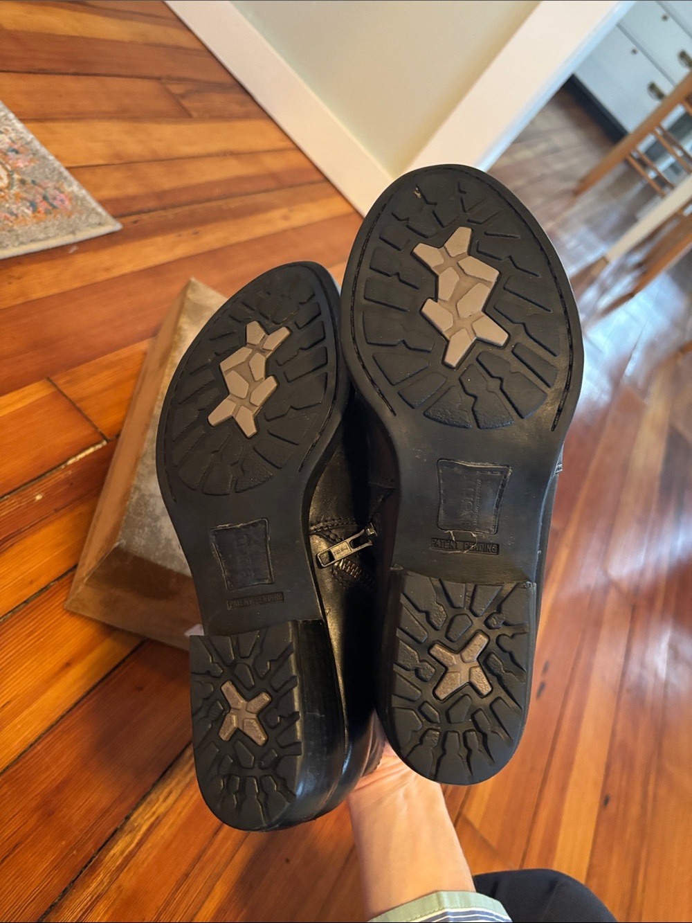 Born Black Leather Boots - Picture 5 of 8
